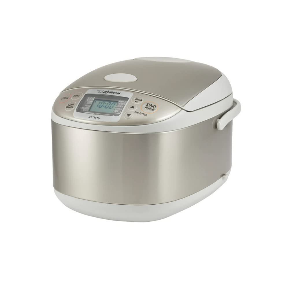 Zojirushi NS-TSC10 5-1/2-Cup (Uncooked) Micom Rice Cooker and Warmer, 1.0-Liter
