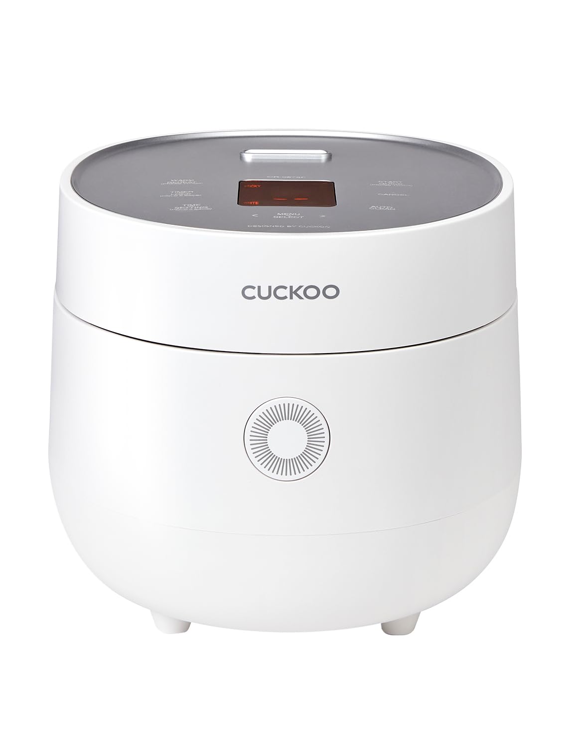 CUCKOO Micom Rice Cooker 6-Cup Uncooked / 12-Cup Cooked with Nonstick Inner Pot, Versatile Rice Maker with 9 Menu Options, Fuzzy Logic Technology, Auto Clean, Quick Rice Mode, Gray (CR-0675FG)