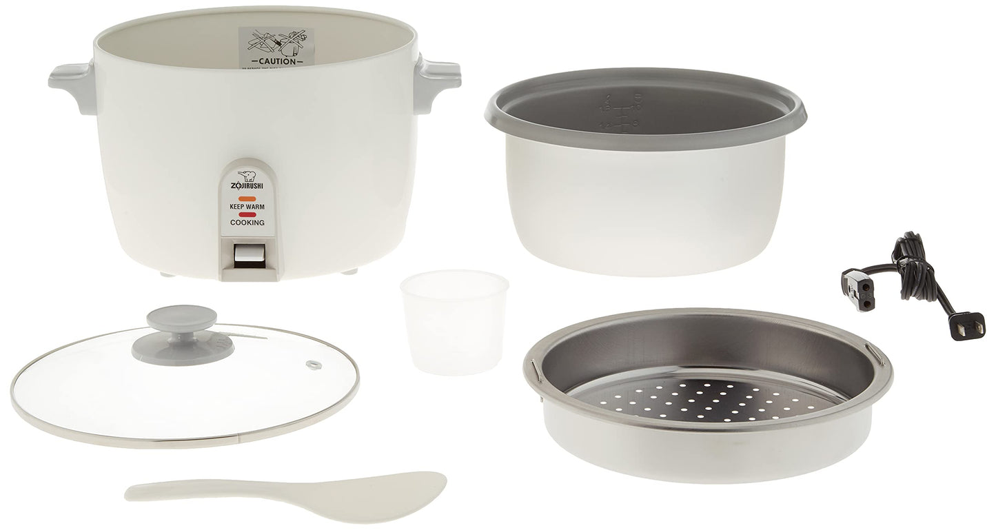 Zojirushi 3 Cup Rice Cooker/Steamer ( White)