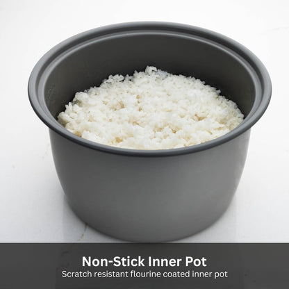 Tiger JNP-0550-LF 3 Cup Capacity White Rice Cooker with Non-Stick Inner Pot, Retractable Power Cord, and Keep Warm up to 12 hours (Flower)