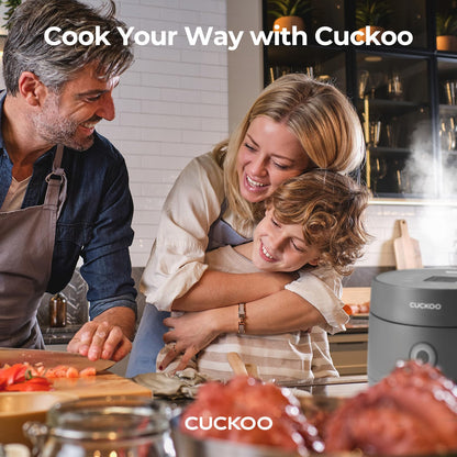 CUCKOO Micom Rice Cooker 6-Cup Uncooked / 12-Cup Cooked with Nonstick Inner Pot, Versatile Rice Maker with 9 Menu Options, Fuzzy Logic Technology, Auto Clean, Quick Rice Mode, Gray (CR-0675FG)