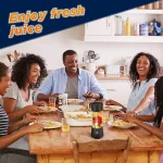 Phueut Portable Blender USB Rechargeable Mini Blender with 6 Blades, 380mL Traveling Fruit Juicer Cup for Shakes and Smoothies - Image 5