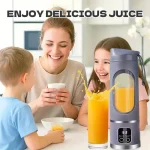 Digital Multimode Juicer Blender - Smart LED Display,eak-Proof, Diet-Friendly Compact Blender for Smoothies, Shakes, Baby Food & Lemon Juicing - Perfect Home & Travel Appliance,Gift for Family Members - Image 9